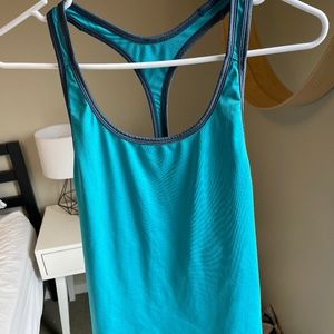 Teal Under Armour Workout Tank